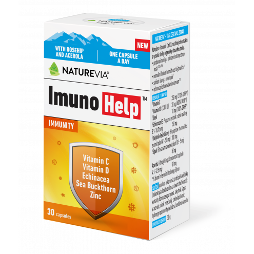 NatureVia ImunoHelp Помощь иммунитету 30 капсул